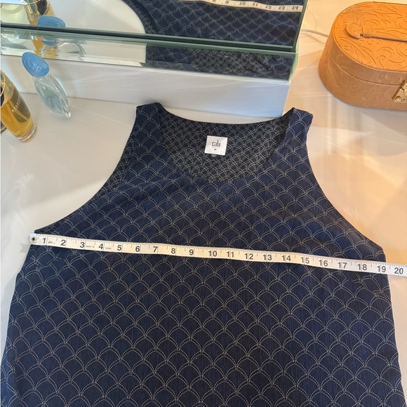 Cabi Scallop Mermaid Scale Layered Tank Top Size M - Picture 3 of 8